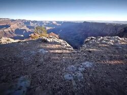 MS POV Shot of Grand Canyon National Park / Grand Canyon National Park, Arizona, United States Stock Footage