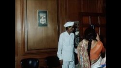 CUTS 06 07 83  US SECRETARY OF STATE SHULTZ IN NEW DELHI News Clip