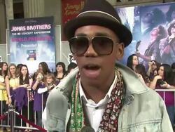 Walt Disney Pictures' Premiere of 'Jonas Brothers: The 3D Concert Experience' Stock Footage