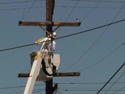 utility work Stock Footage