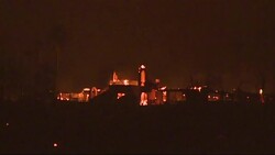 California officials say 21,000 evacuation notices were sent to residents of San Marcos, north of San Diego. Also, 10,000 students were told to evacuate a local college campus. A huge fire broke out in San Marcos on Wednesday. (May 15) News Clip