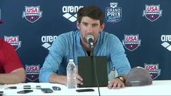 After two years out of the pool, Olympic gold medalist Michael Phelps returns to the water because he missed the sport that has been his entire life.  His eyes are on Rio. (April 23) News Clip