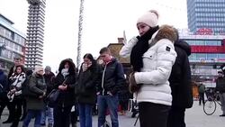 Floral tributes at Berlin Christmas market memorial News Clip