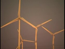 wind turbines Stock Footage