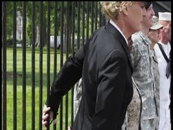 Transgender veteran Autumn Sandeen is still disappointed, even after President Barack Obama signed the repeal of don't ask don't tell.  That is because the law does not apply to transgender recruits. (Jan. 11) News Clip