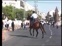 Israel - Orthodox Jews Protest News Clip