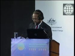 EDIT UN chief at climate change summit, comments News Clip