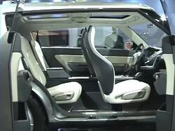 2006 Kia Soul concept car montage Stock Footage