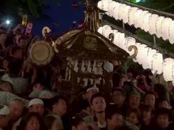 Shinagawa Shrine fest Stock Footage