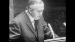 CAN678 BRITISH PRIME MINISTER HAROLD WILSON SPEAKS ON RHODESIA AT UN IN NEW YORK Instructional Video