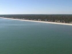 WS AERIAL View of Hilton Head Island / South Carolina, United States Stock Footage
