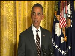 President Barack Obama says the Easter story of Christ''s agony and resurrection has helped him get through the tough moments of an embattled presidency. The president got ''Amens'' from religious leaders at a White House prayer breakfast. News Clip