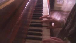 A musician plays the piano. Stock Footage