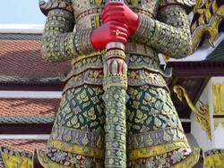 Giant sculpture Stock Footage