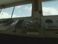 Bridge of ship, Australia Stock Footage