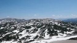View Obertraun at Austrian Alps. Stock Footage