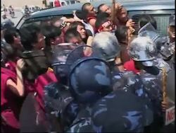 WRAP  Demonstrations in India, Nepal ADDS China newspapers News Clip