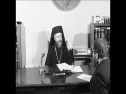 SYND 19 2 68 PRESIDENT MAKARIOS SPEAKS ON UNITED NATIONS PRESENCE IN CYPRUS News Clip