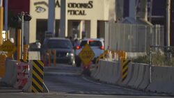 Cars crossing border between the US and Mexico News Clip