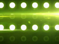 Bright Flood Lights Background Loop (CLOSE UP) - Neon Green Stock Footage
