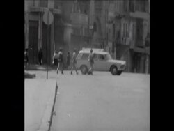 SYND 25/08/1969 ARABS PEOPLE STAGE A JERUSALEM STRIKE PROTESTING AT THE EL-AQSA MOSQUE FIRE News Clip