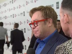Elton John, David Furnish - Elton John AIDS Foundation Presents 22nd Annual Academy Awards Viewing Party Sponsored By Chopard, Neuro Drinks And Wells Fargo Stock Footage