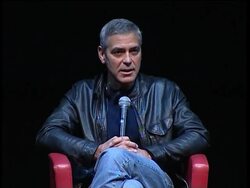 George Clooney talks about new film and journalism Instructional Video