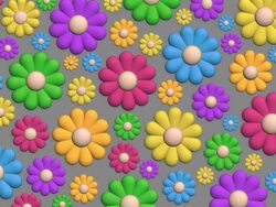 (Loop + Alpha) Flowers for Easter Stock Footage