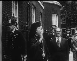 PRESIDENT MAKARIOS ARRIVES News Clip