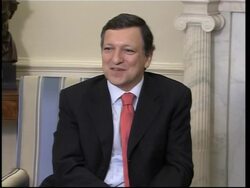 WRAP Bush meets European Union president ADDS presser News Clip