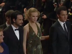 Philip kaufman, Nicole Kidman,  Clive Owen and Rodrigo Santoro at Hemingway and Gellhorn Premiere:  65th Cannes Film Festival at Lumiere on May 25, 2012 in Cannes, France  Stock Footage