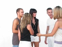 HD: Group Of Teenagers Stock Footage