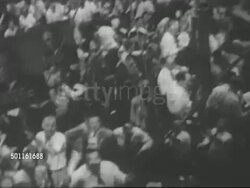 Convention floor at the 1948 Democratic National Convention in Philadelphia, PA News Clip