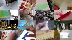 Composite art Stock Footage