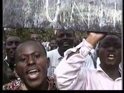 Zaire - Anti Kabila protest march News Clip