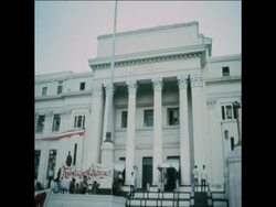 SYND 03/05/1970  MAY DAY DEMONSTRATION ENDS IN VIOLENCE, IN MANILA News Clip