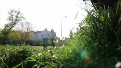 Walk in pregnancy Stock Footage