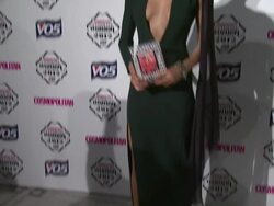 Zawe Ashton at Cosmo Woman of the Year Awards 2012 at Victoria & Albert Museum on October 30, 2012 in London, England.  Stock Footage