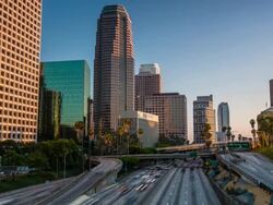 Los Angeles Sunset Stock Footage