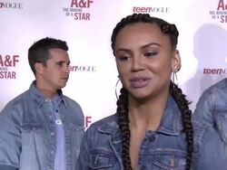 INTERVIEW - Jazzlyn Marae on how it felt to be selected by A&F at Abercrombie & Fitch's "The Making Of A Star" Spring Campaign Party Stock Footage