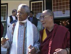 Michael Jackson Visits Mandela, Dalai Lama Meets Nelson Mandela, President Mandela's Romance With Graca Machel, President Mandela Signs Post-Apartheid Constitution News Clip