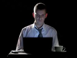 HD: Despair Office Worker Stock Footage