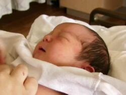 New Born Cry V.2 (HD) Stock Footage