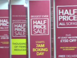 Shoppers flock to Boxing Day sales News Clip