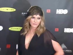 Grace Potter at 28th Annual Rock and Roll Hall Of Fame Induction Ceremony - Arrivals 4/18/2013 in Los Angeles, CA.(Footage by WireImage Video/Getty Images Entertainment Video) Stock Footage