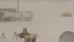 Airlines have scratched more than 5,300 flights through Saturday, and the three major airports serving New York City as well as Boston's Logan Airport closed. News Clip