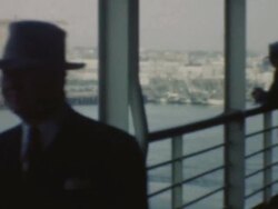 Cruise ship Los Angeles Stock Footage