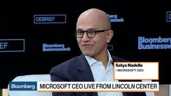 Nadella Says Microsoft Was Late But Fast to Cloud News Clip