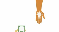 idea and money Stock Footage