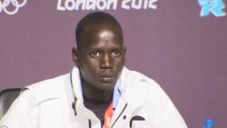 South Sudan refugee ready to run marathon under Olympic flag News Clip